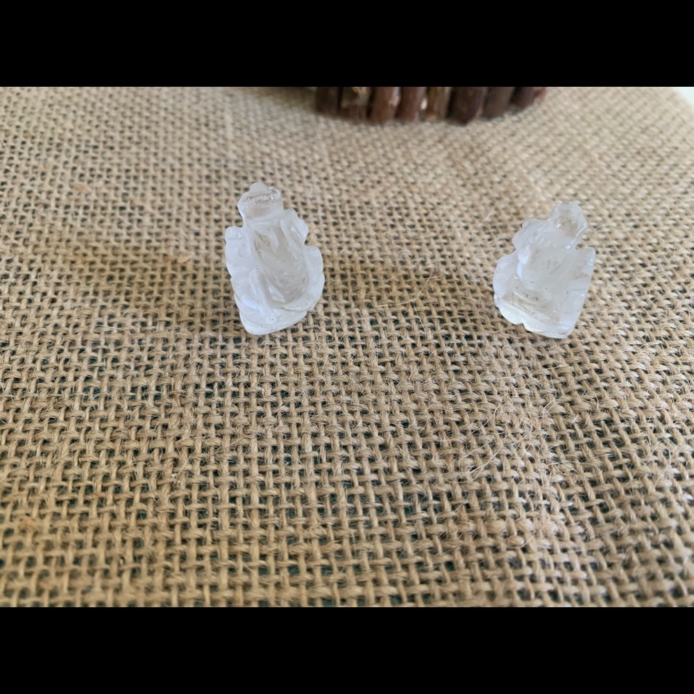LAST ONE Clear Quartz Ganeshas (price is for one)